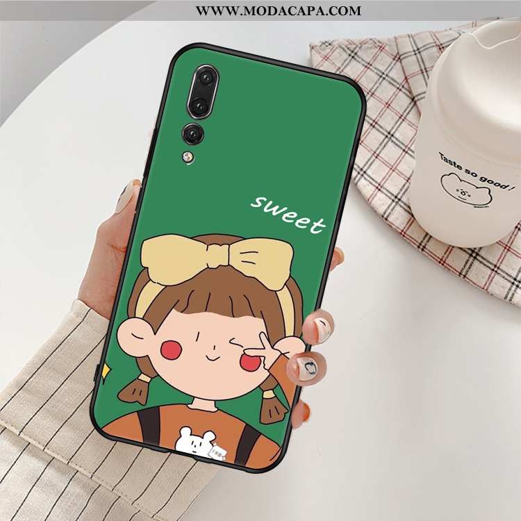 Capa Huawei P20 Pro Soft Vermelho Crisântemo Capas Antiqueda Personalizada Telinha Online