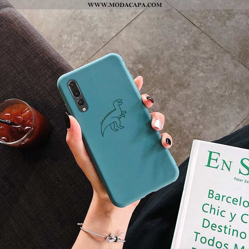 Capas Huawei P20 Pro Tendencia Criativas Super Malha Soft Vermelho Baratas