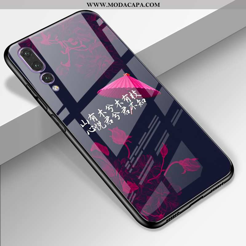 Capa Huawei P20 Pro Vidro Completa Casal Fosco Capas Cases Couro Genuíno Venda