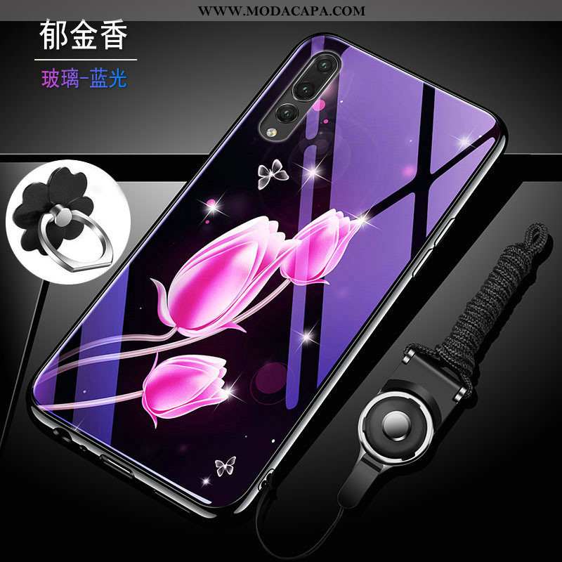 Capas Huawei P20 Pro Tendencia Roxa Blu Cases Antiqueda Resistente Silicone Baratos