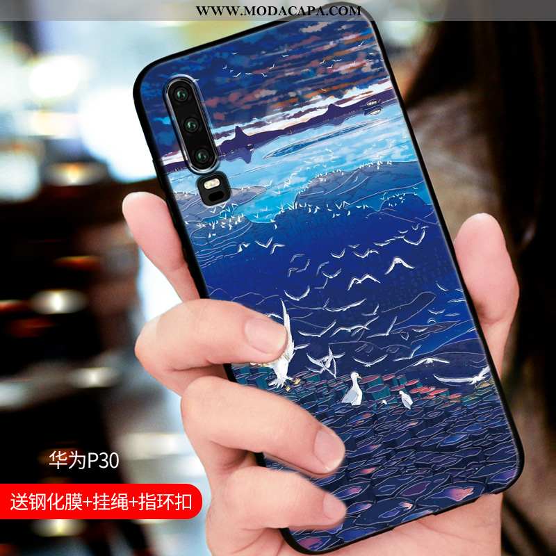 Capa Huawei P30 Personalizada Telemóvel Protetoras Nova Casal Completa Silicone Baratos