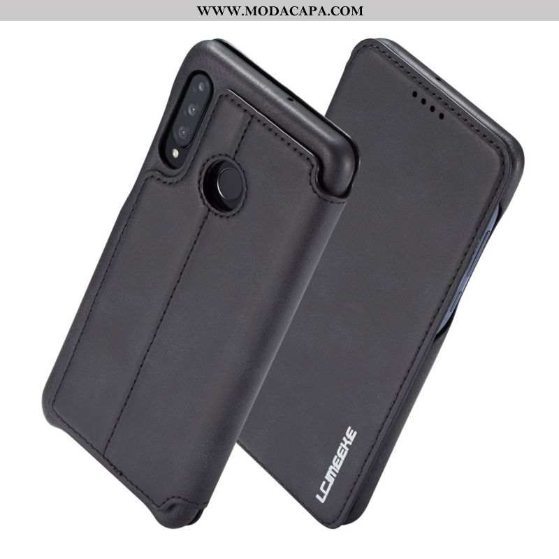 Capa Huawei P30 Lite Cordao Telemóvel Cases Aço Completa Caqui Cover Barato