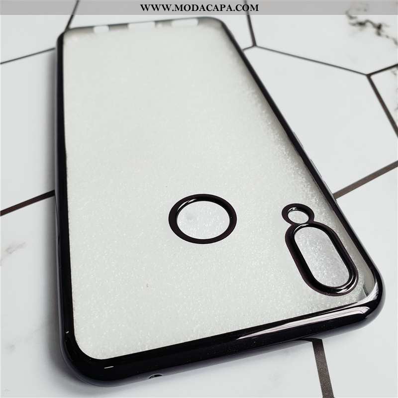 Capa Huawei P30 Lite Slim Cases Super Protetoras Telemóvel Silicone Dourada Baratas