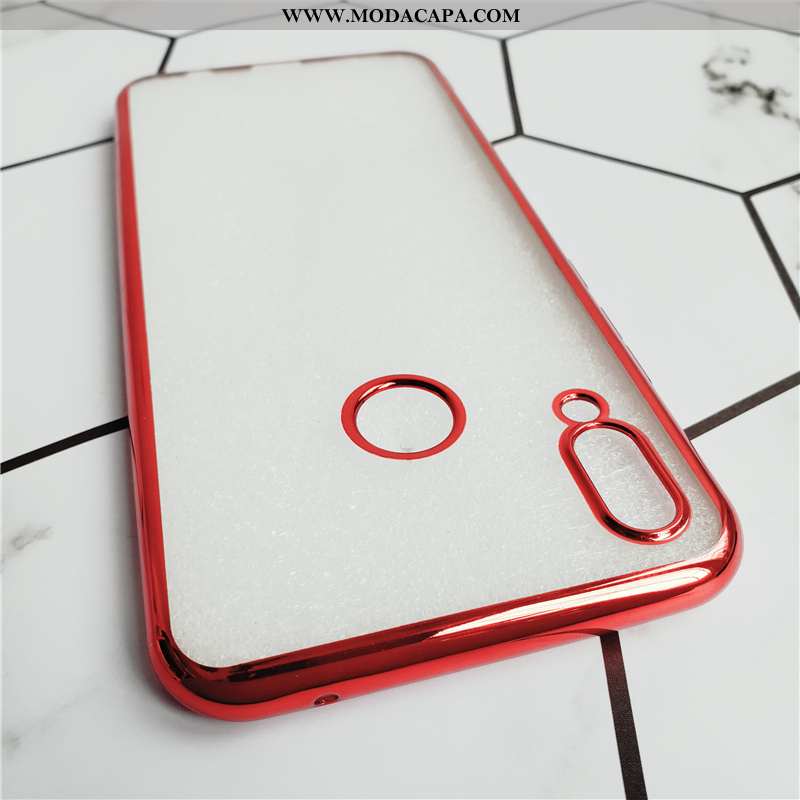 Capa Huawei P30 Lite Slim Cases Super Protetoras Telemóvel Silicone Dourada Baratas