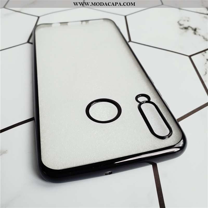 Capa Huawei P30 Lite Slim Cases Super Protetoras Telemóvel Silicone Dourada Baratas