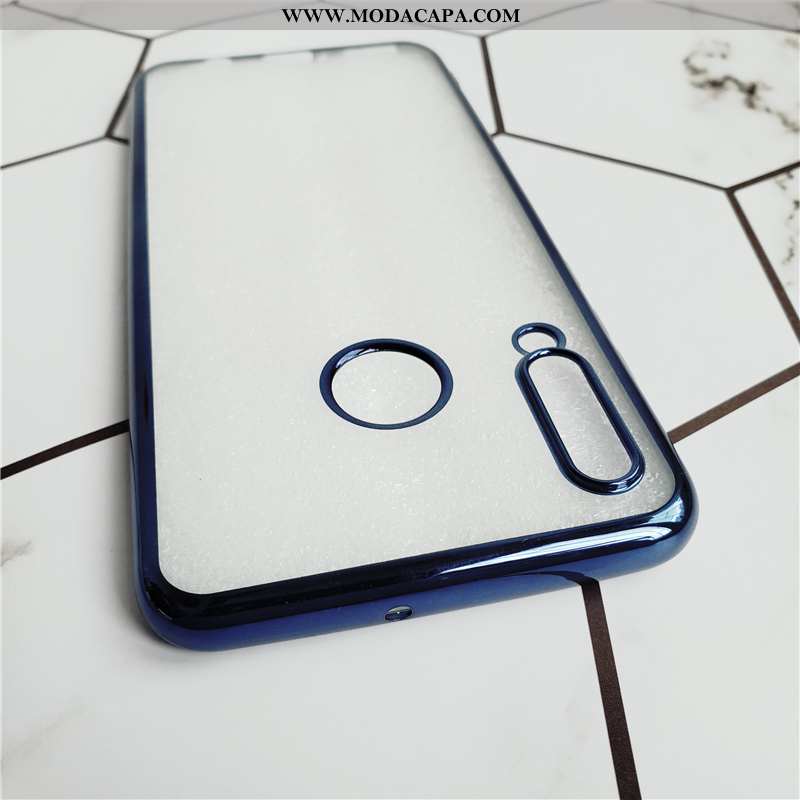 Capa Huawei P30 Lite Slim Cases Super Protetoras Telemóvel Silicone Dourada Baratas