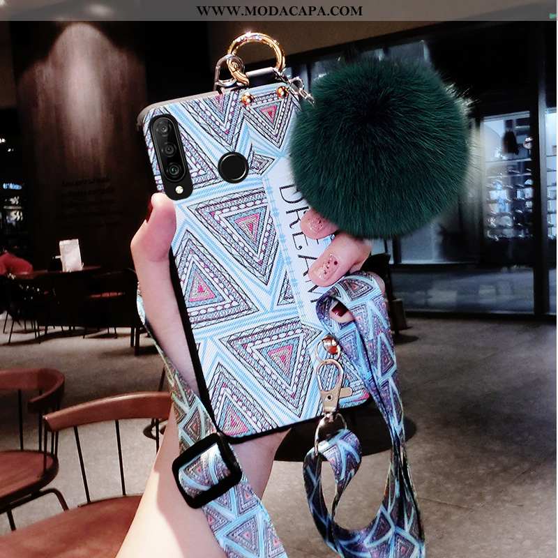 Capa Huawei P30 Lite Cordao Tendencia Telemóvel Antiqueda Criativas Capas Personalizado Baratos