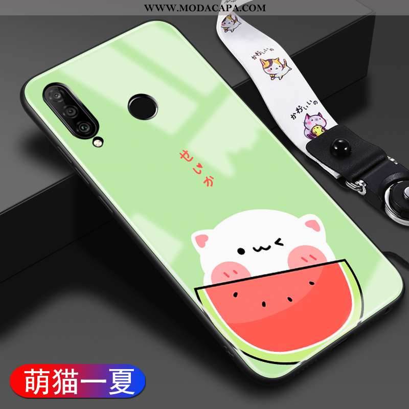 Capa Huawei P30 Lite Soft Telemóvel Desenho Animado Antiqueda Cases Silicone Criativas Baratas