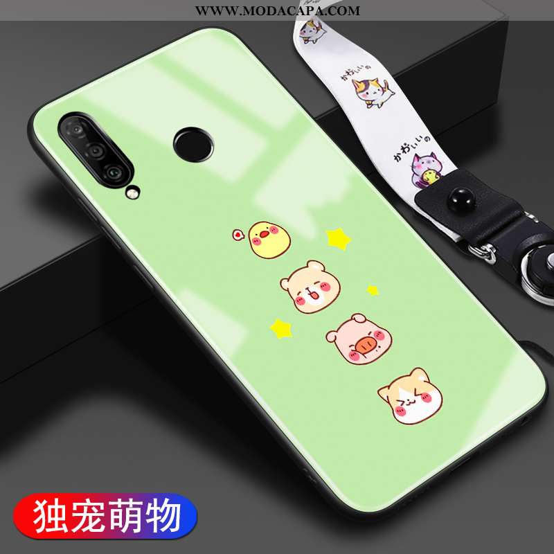 Capa Huawei P30 Lite Soft Telemóvel Desenho Animado Antiqueda Cases Silicone Criativas Baratas