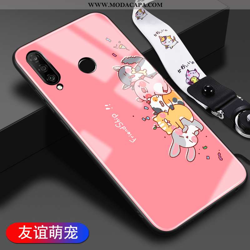 Capa Huawei P30 Lite Soft Telemóvel Desenho Animado Antiqueda Cases Silicone Criativas Baratas