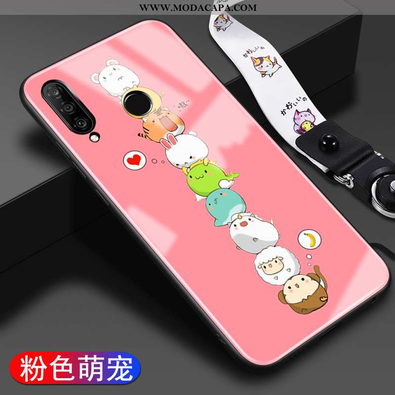 Capa Huawei P30 Lite Soft Telemóvel Desenho Animado Antiqueda Cases Silicone Criativas Baratas