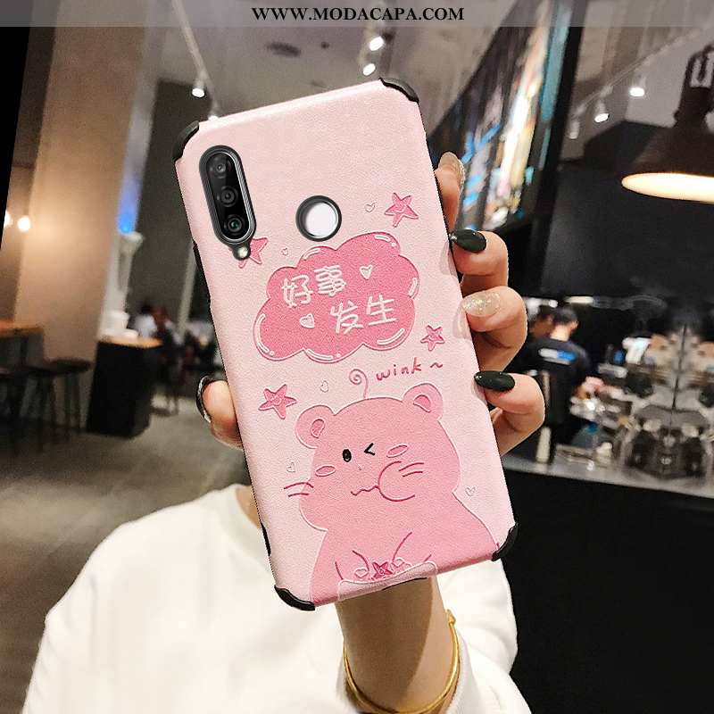 Capas Huawei P30 Lite Soft Telemóvel Completa Antiqueda Primavera Fofas Promoção