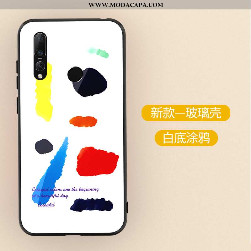 Capas Huawei P30 Lite Xl Soft Desenho Animado Novas Tendencia Antiqueda Completa Roxa Venda