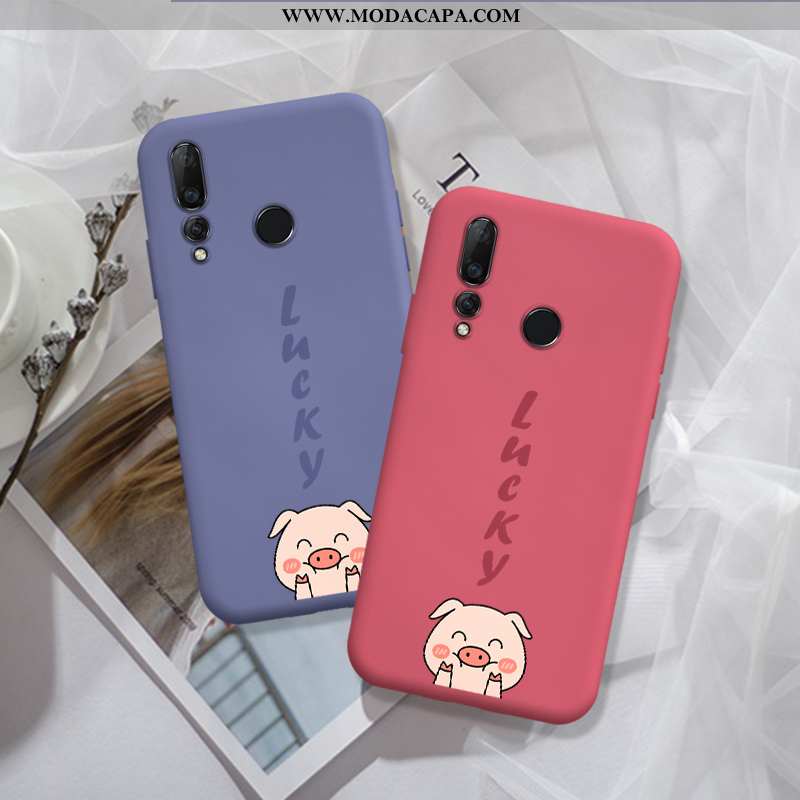 Capa Huawei P30 Lite Xl Soft Cases Roxa Antiqueda Completa Bonitos Silicone Venda