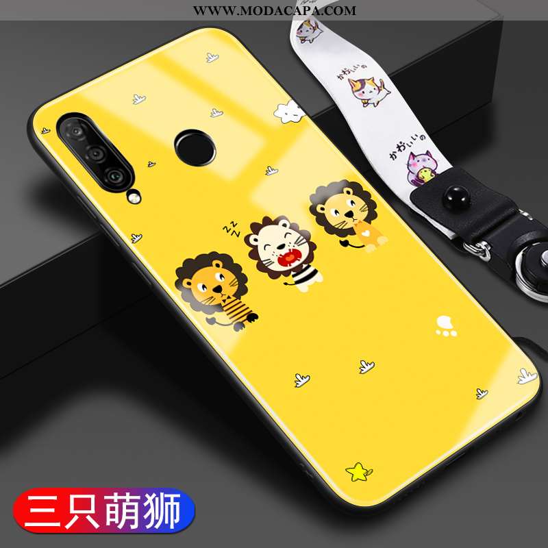Capas Huawei P30 Lite Xl Cordao Resistente Vidro Cases Desenho Animado Protetoras Online