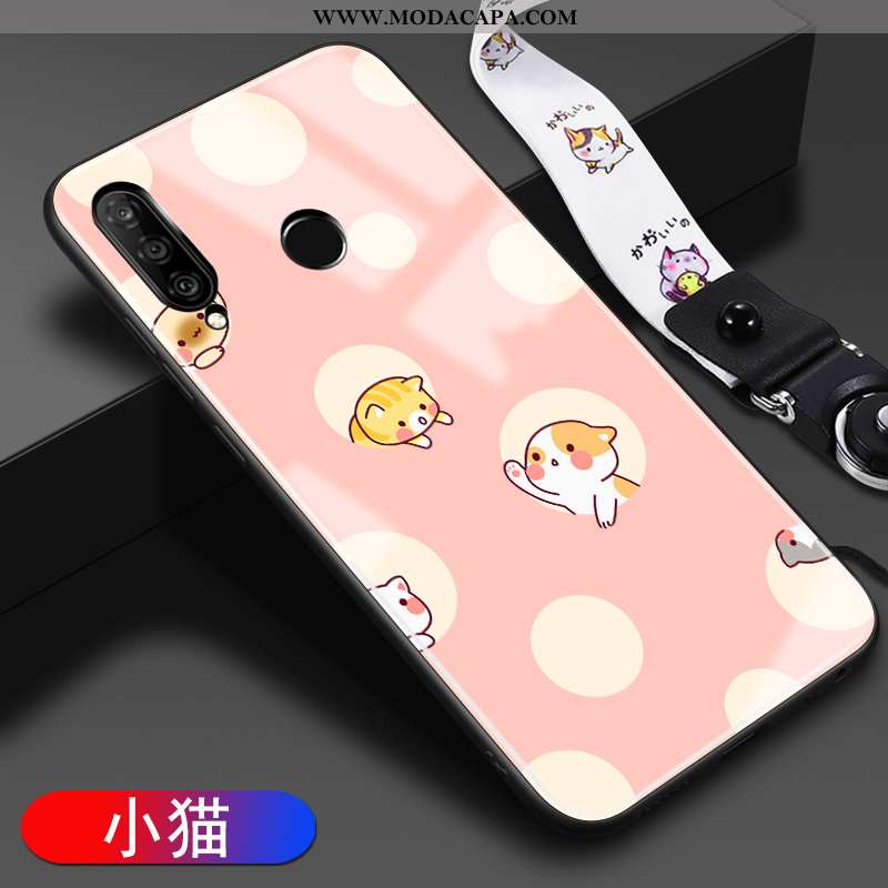 Capas Huawei P30 Lite Xl Cordao Resistente Vidro Cases Desenho Animado Protetoras Online