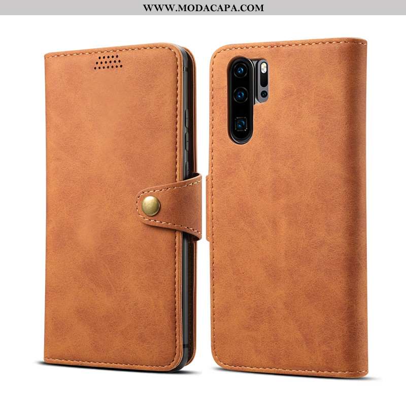 Capa Huawei P30 Pro Carteira Telemóvel Cover Cases Capas Couro Verde Venda