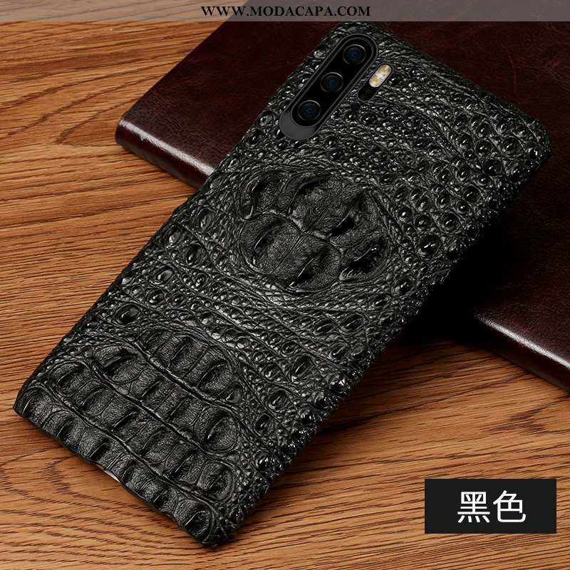 Capas Huawei P30 Pro Luxo Telemóvel Criativas Antiqueda Couro Protetoras Couro Genuíno Venda