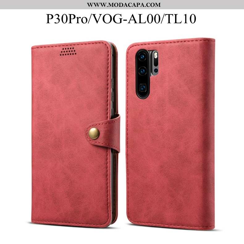 Capas Huawei P30 Pro Protetoras Soft Telemóvel Cases Couro Antiqueda Cinza Comprar