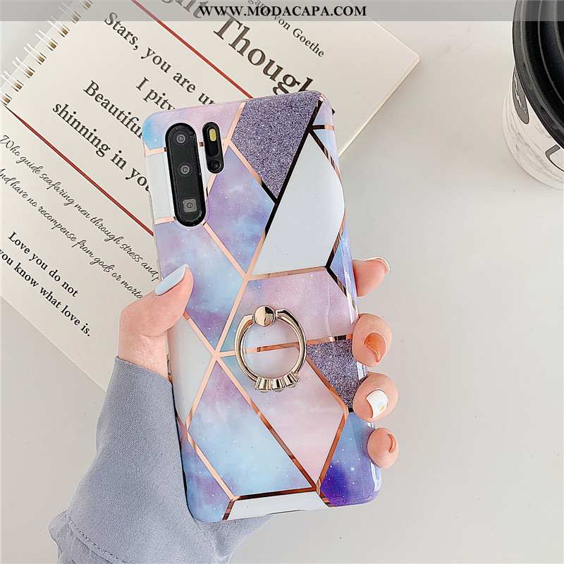 Capas Huawei P30 Pro Silicone Costura Auto Antiqueda Telemóvel Malha Baratos