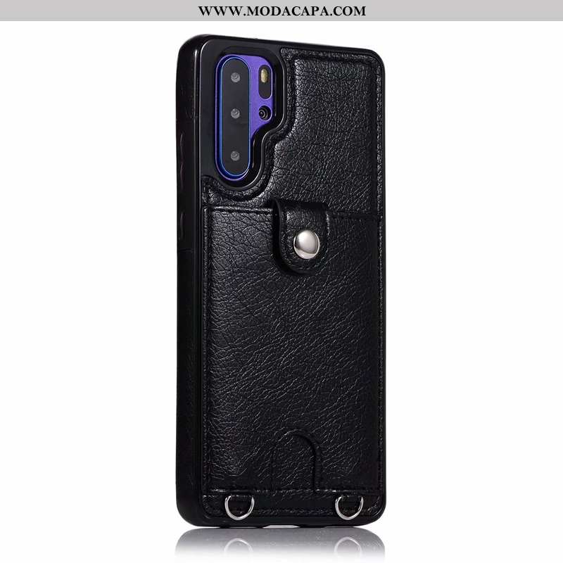 Capas Huawei P30 Pro Protetoras Couro Cases Cor De Vinho Telemóvel Soft Nova Online