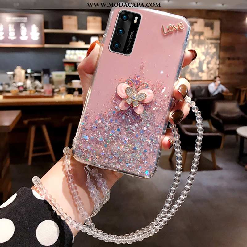 Capas Huawei P40 Criativas Antiqueda Malha Telemóvel Completa Aço Promoção