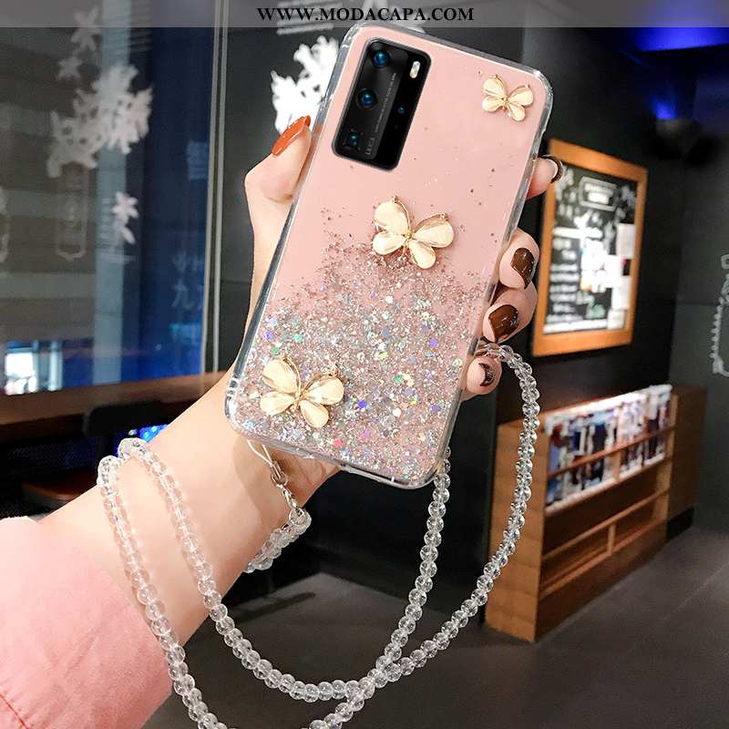 Capas Huawei P40 Criativas Antiqueda Malha Telemóvel Completa Aço Promoção