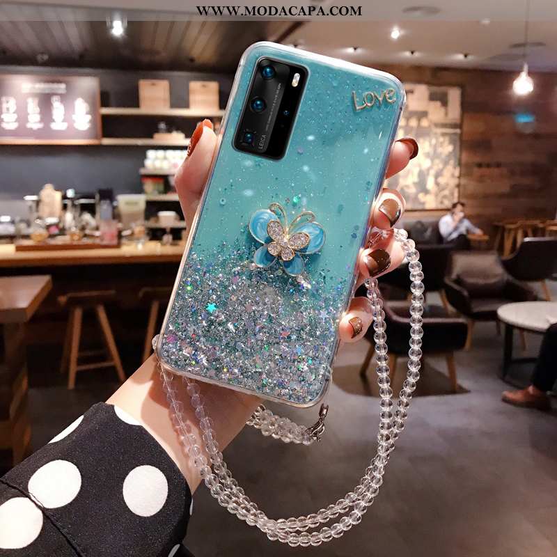 Capas Huawei P40 Criativas Antiqueda Malha Telemóvel Completa Aço Promoção