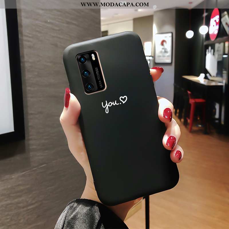 Capa Huawei P40 Slim Tendencia Silicone Telemóvel Personalizado Completa Cases Barato