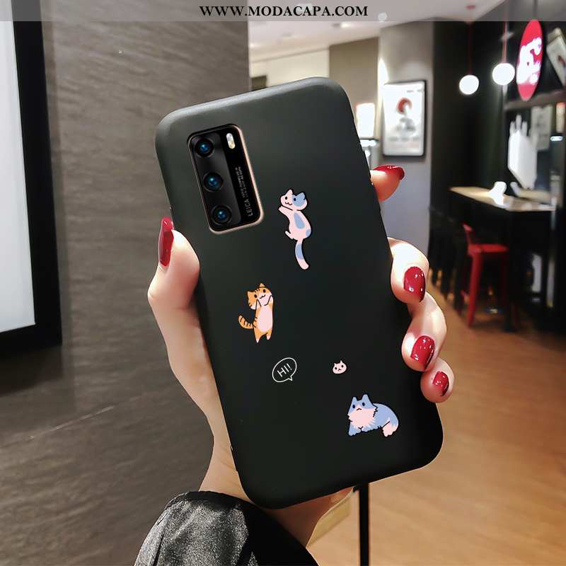 Capa Huawei P40 Slim Tendencia Silicone Telemóvel Personalizado Completa Cases Barato