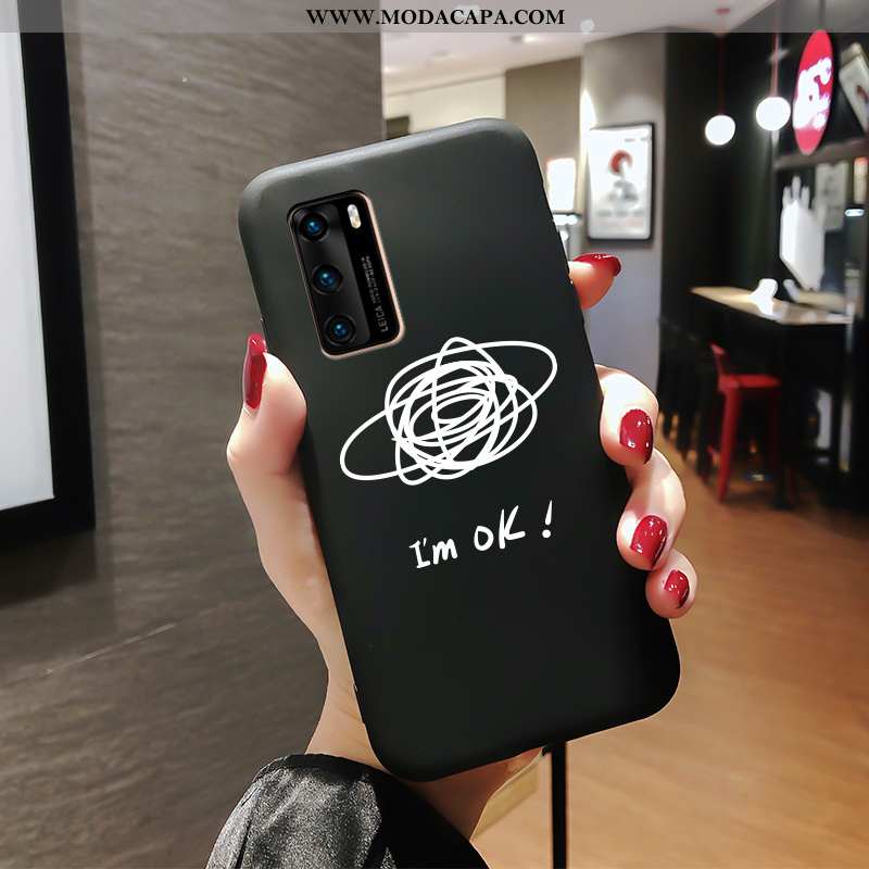 Capa Huawei P40 Slim Tendencia Silicone Telemóvel Personalizado Completa Cases Barato