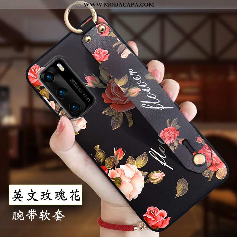 Capas Huawei P40 Tendencia Antiqueda Telemóvel Silicone Soft Slim Barato