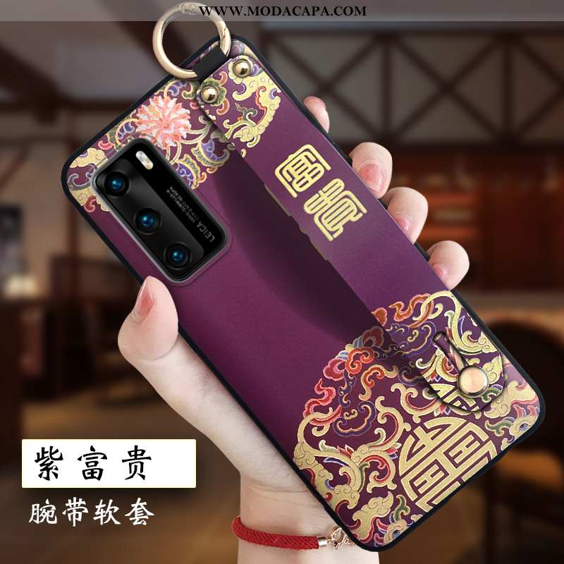 Capas Huawei P40 Tendencia Antiqueda Telemóvel Silicone Soft Slim Barato