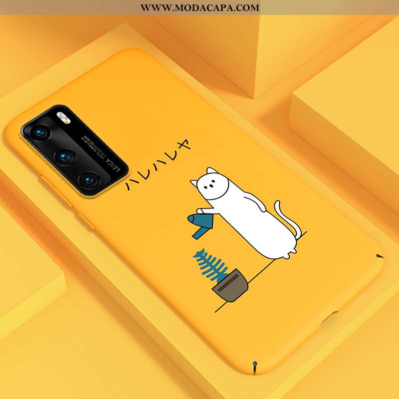 Capas Huawei P40 Desenho Animado Super Vermelho Amarela Slim Malha Barato