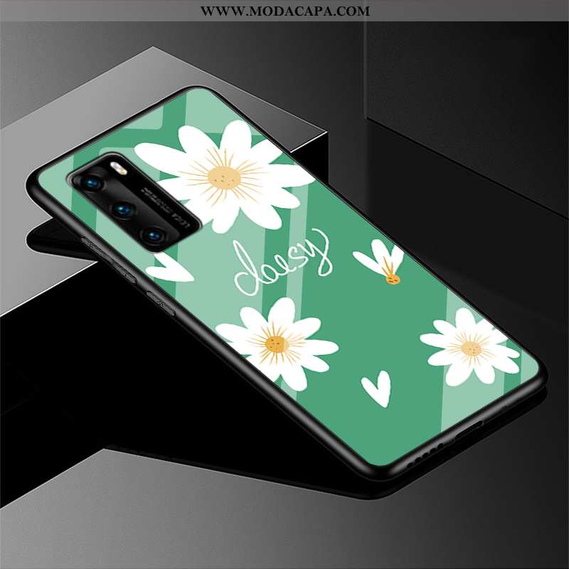 Capa Huawei P40 Criativas Telemóvel Malha Completa Tendencia Novas Minimalista Online