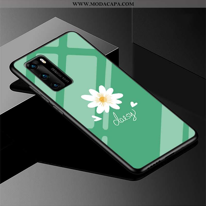 Capa Huawei P40 Criativas Telemóvel Malha Completa Tendencia Novas Minimalista Online