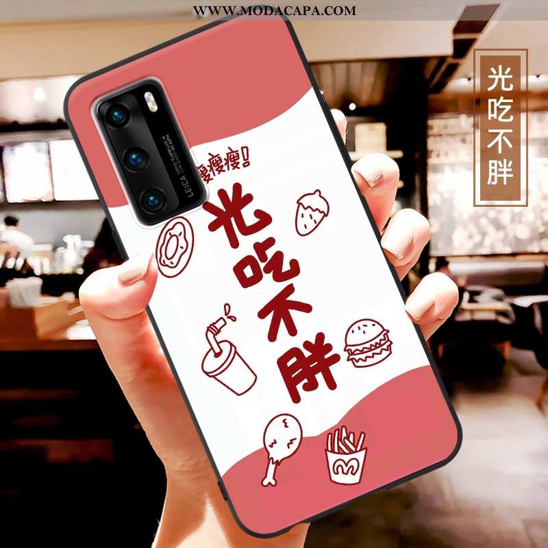 Capa Huawei P40 Fosco Super Protetoras Cases Criativas Personalizado Bonitos Promoção