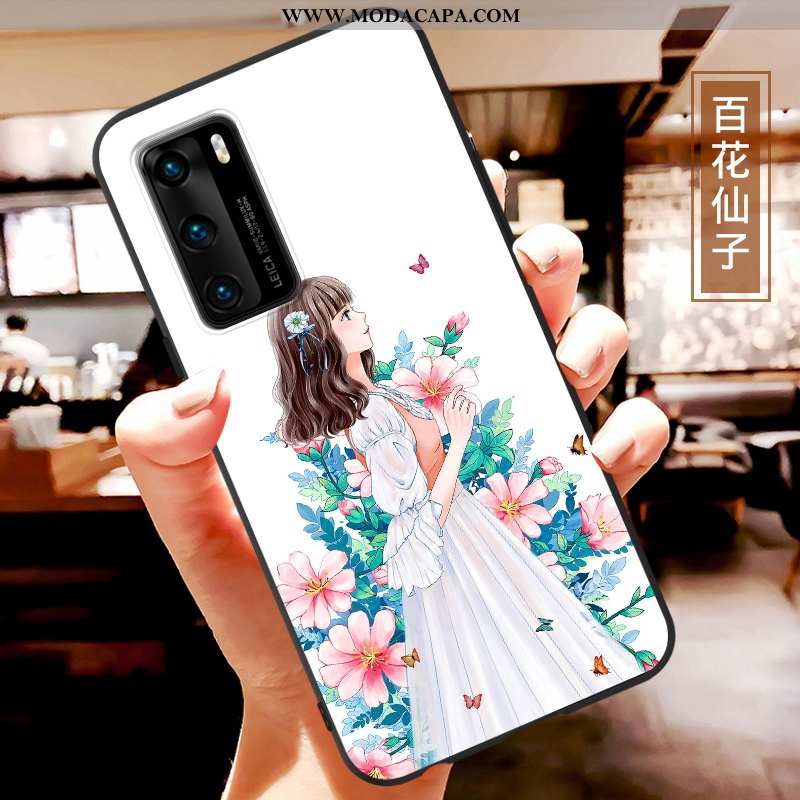 Capa Huawei P40 Fosco Super Protetoras Cases Criativas Personalizado Bonitos Promoção