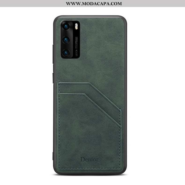 Capas Huawei P40 Protetoras Telemóvel Azul Completa Antiqueda Slim Barato