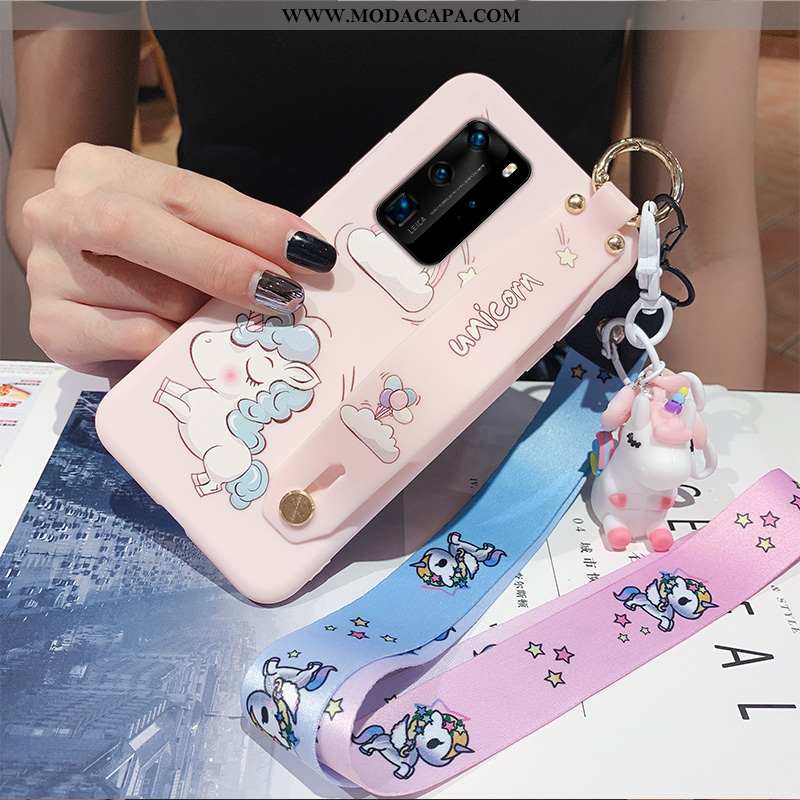 Capa Huawei P40 Criativas Protetoras Personalizado Cases Coração Malha Antiqueda Baratas