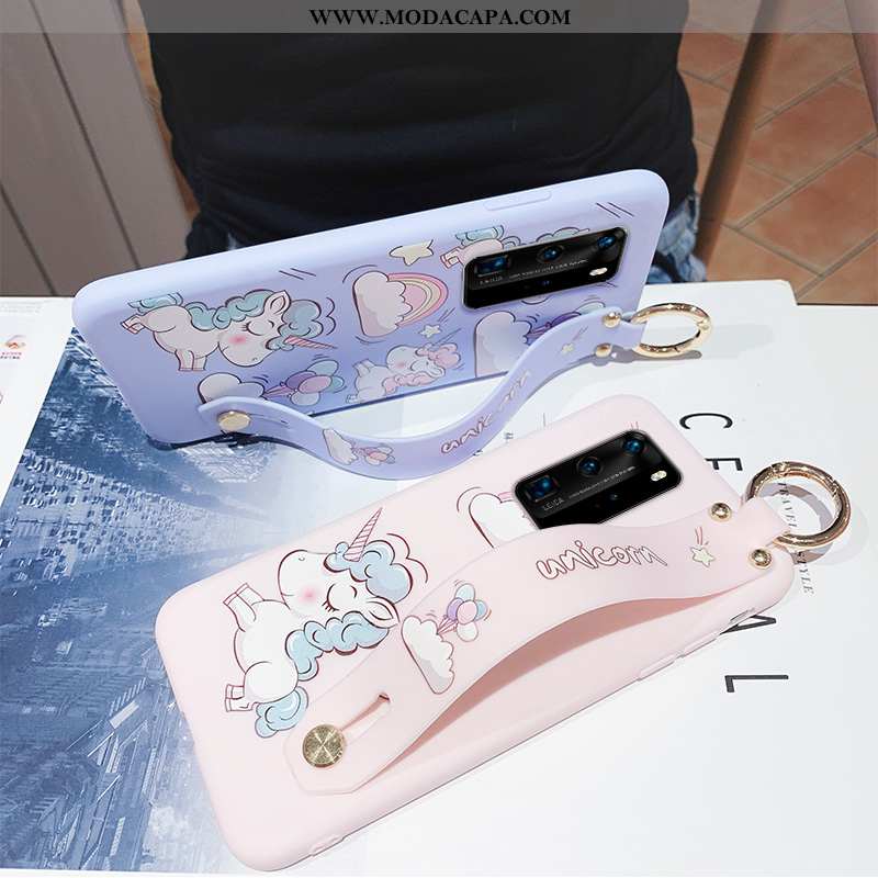 Capa Huawei P40 Criativas Protetoras Personalizado Cases Coração Malha Antiqueda Baratas