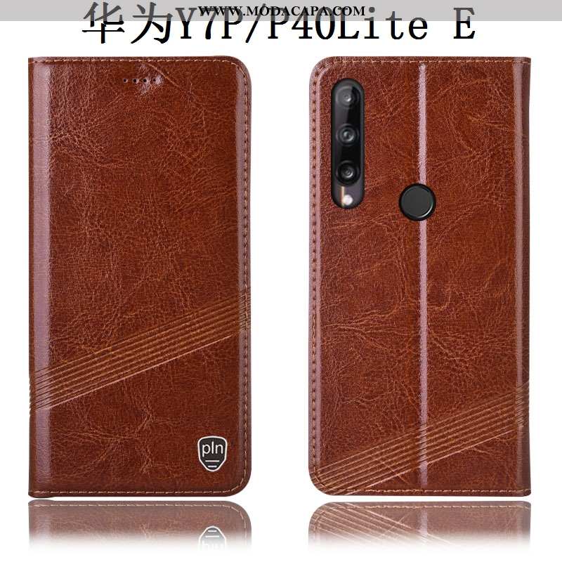 Capa Huawei P40 Lite E Protetoras Antiqueda Couro Legitimo Preto Capas Tigrada Cases Barato