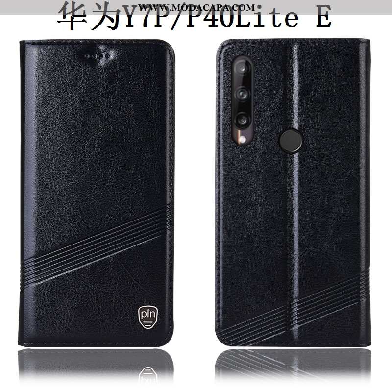 Capa Huawei P40 Lite E Protetoras Antiqueda Couro Legitimo Preto Capas Tigrada Cases Barato