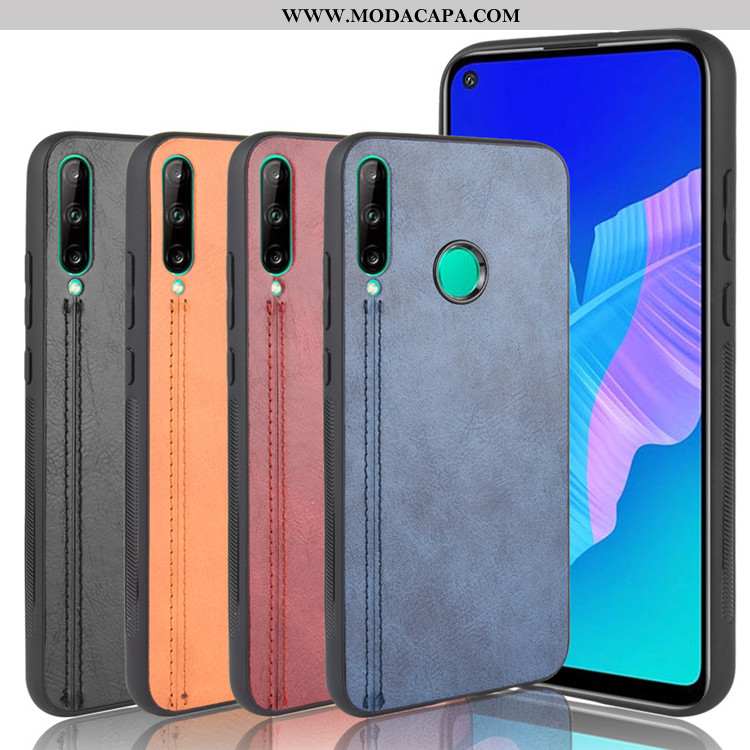 Capas Huawei P40 Lite E Tendencia Couro Antiqueda Protetoras Cases Completa Online