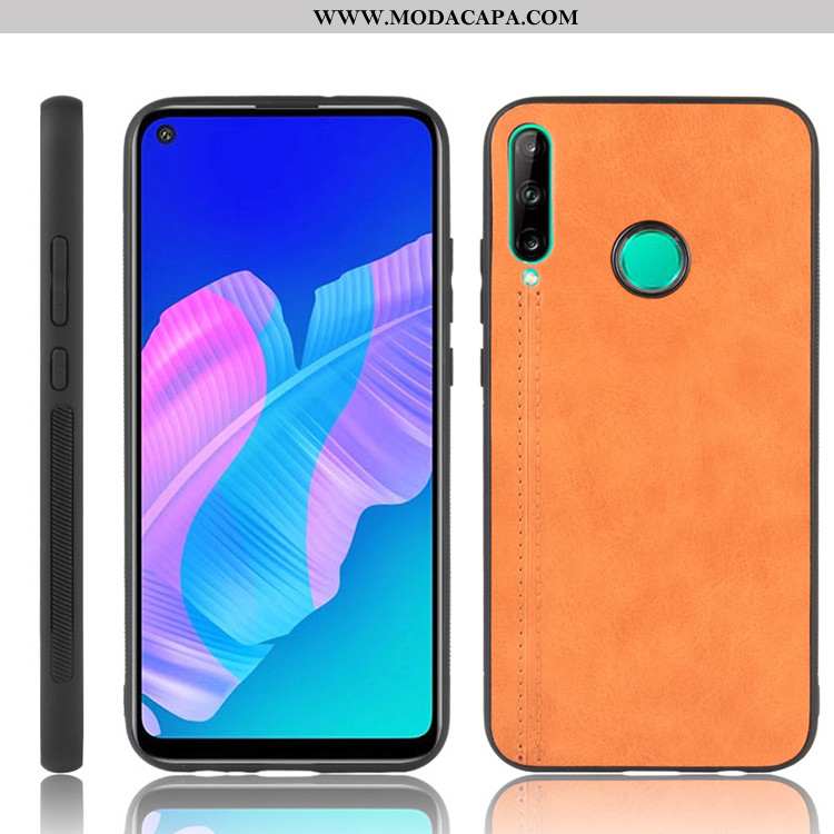 Capas Huawei P40 Lite E Tendencia Couro Antiqueda Protetoras Cases Completa Online