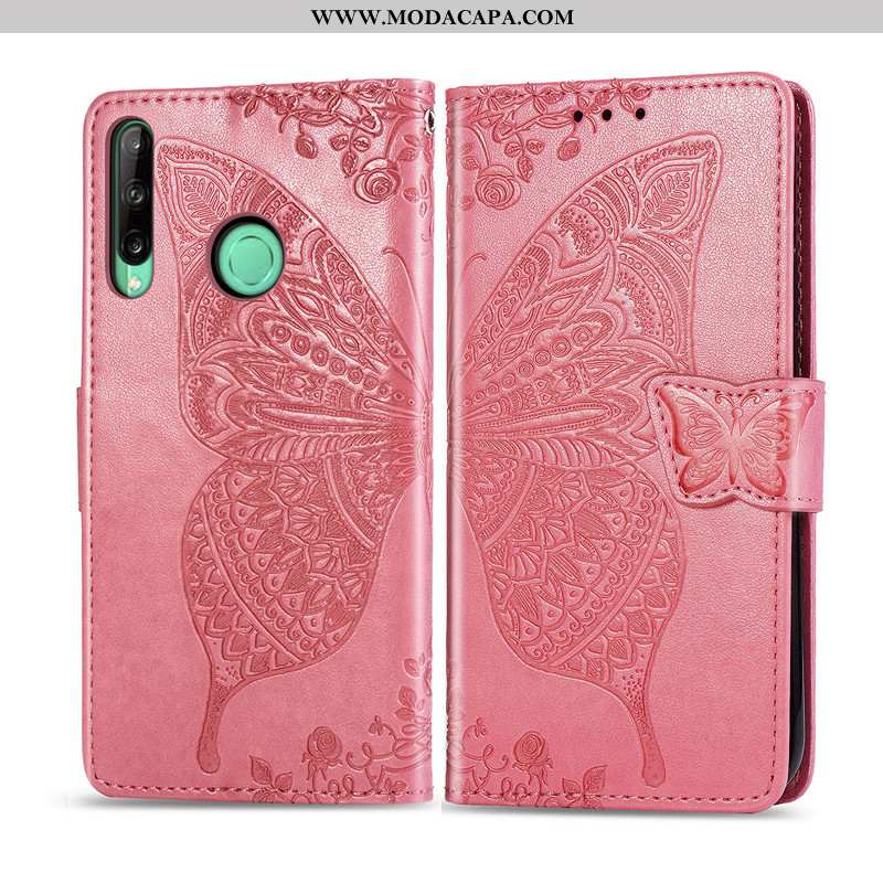 Capa Huawei P40 Lite E Protetoras Borboleta Roxa Cordao Fofas Telemóvel Cases Online