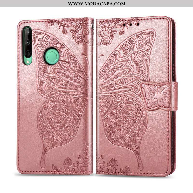 Capa Huawei P40 Lite E Protetoras Borboleta Roxa Cordao Fofas Telemóvel Cases Online