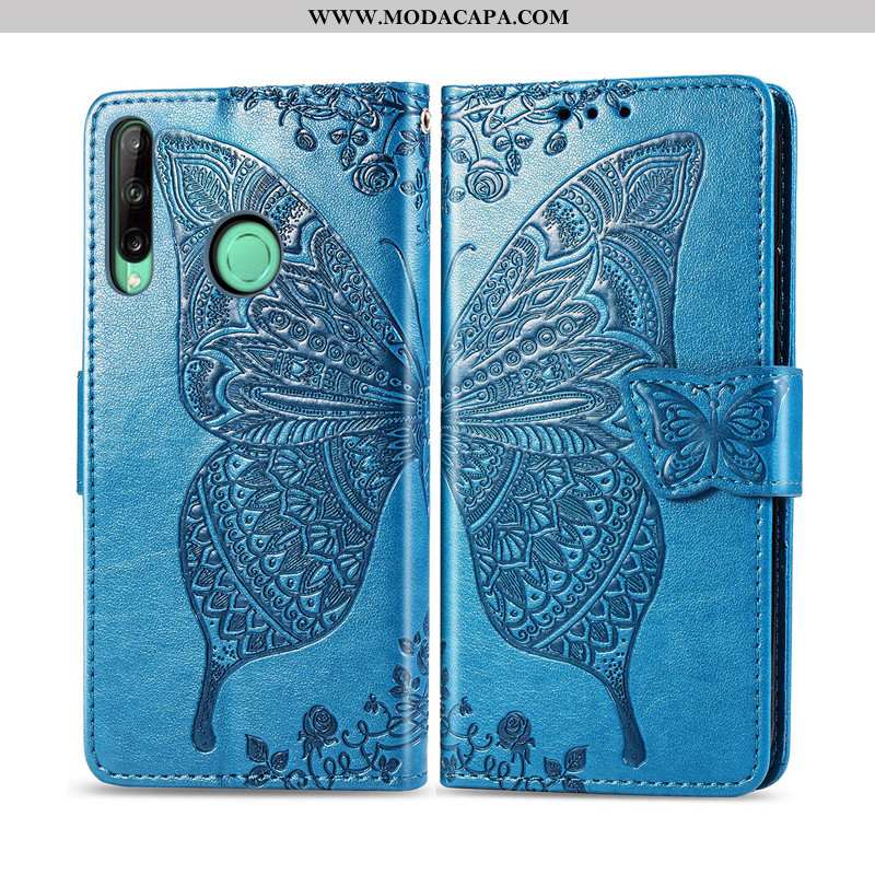 Capa Huawei P40 Lite E Protetoras Borboleta Roxa Cordao Fofas Telemóvel Cases Online