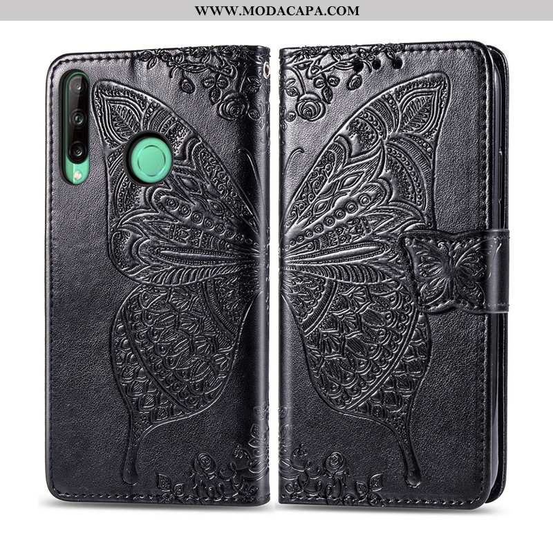 Capa Huawei P40 Lite E Protetoras Borboleta Roxa Cordao Fofas Telemóvel Cases Online