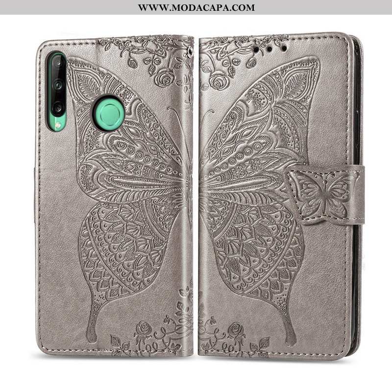 Capa Huawei P40 Lite E Protetoras Borboleta Roxa Cordao Fofas Telemóvel Cases Online